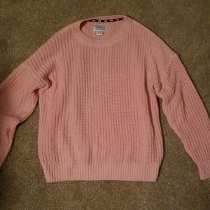 New VS PINK Boyfriend Sweater Pink Forenza Crew